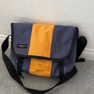 Timbuk2 Black and Yellow Messenger Bag